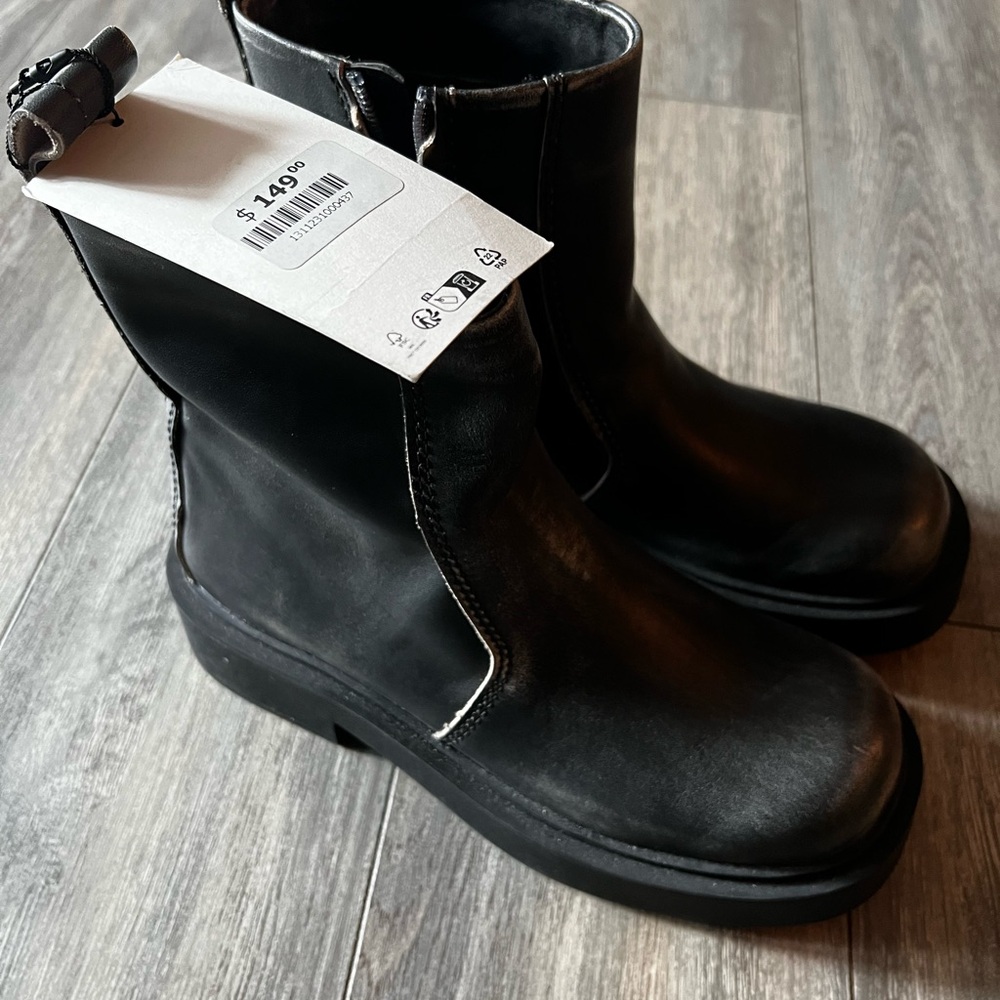 Zara Black Ankle Boots
